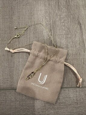 Uncommon James Gold Leaf Pendant Necklace - Gold